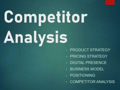 A comprehensive competitor analysis