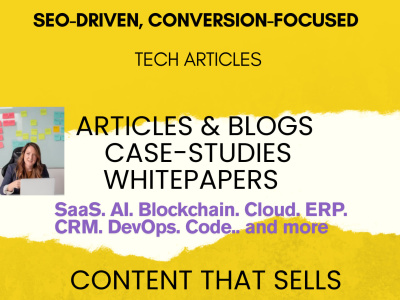 SEO-Optimized Tech Articles That Drives Traffic and Converts Leads