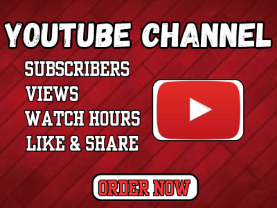 A YouTube channel promotion on your channel