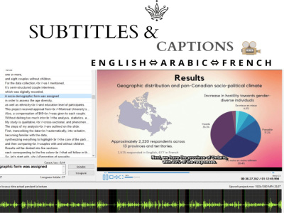 100% human English ⇔ French ⇔ Arabic subtitles for your islamic content