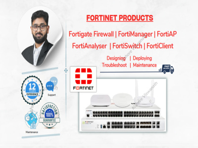 Secure & robust network architecture solution using Fortinet Products.