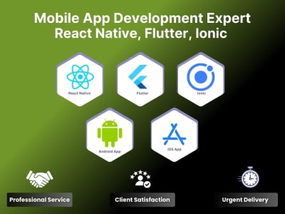 Expert Mobile App Developer | React Native, Flutter, Ionic | Cross-Platform
