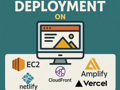 Website deployment on EC2, Cloudfront, Aplify, Netlify, Vercel