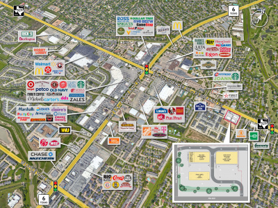 Professional Aerial map, Master map, and Site Plan for Real Estate project