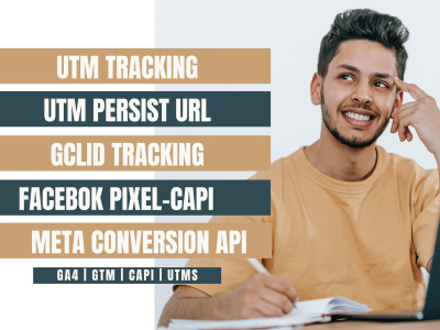 UTM Tracking, UTM Parameters, Gclid, Facebook or Meta Pixel,Conversion API