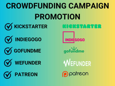 Huge Crowdfunding campaign Donors Kickstarter Gofundme Indiegogo Promotion