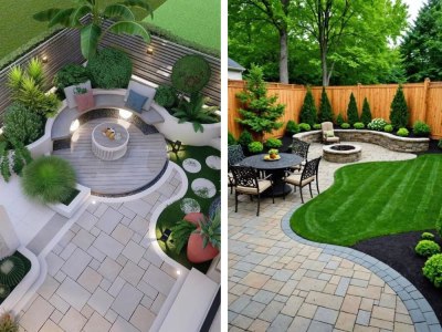 Create garden, backyard, patio, pool 3d landscape design architecture