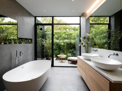 Residential Interior Design AI illustration for Real Estate Marketing