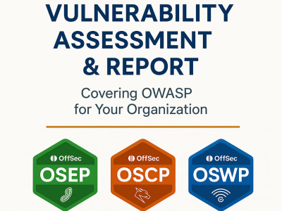 Vulnerability Assessment & Report covering OWASP 2021 for your Organization