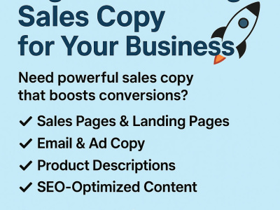 Boost sales with persuasive copy? Let's craft words that SELL!