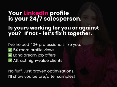 100% Optimized LinkedIn Profile for Optimal Success