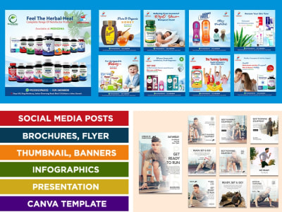 Unique eye-catchy Social Media Post, Banner, Ads