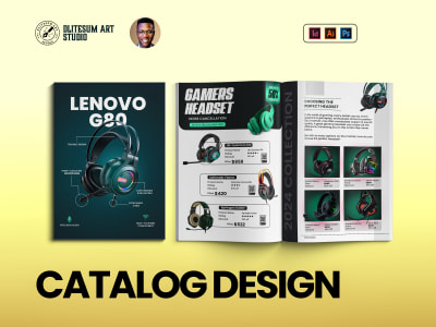 A professional corporate Brochure & Product Catalog Design