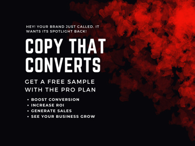 Sales page copy and landing page copywriter