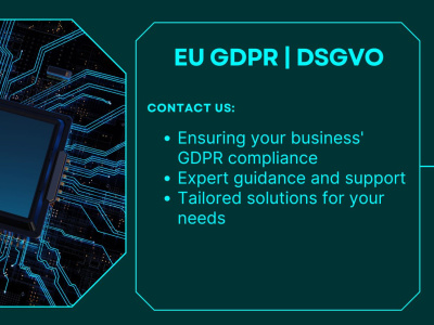 EU GDPR / DSGVO Compliance with Expert Legal Consulting