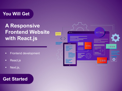 A Responsive Frontend Website with React.js | Upwork