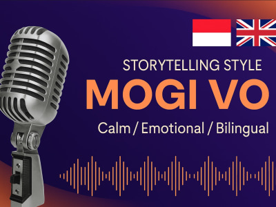 Storytelling Voice Over in Bahasa or English | Calm & Emotional