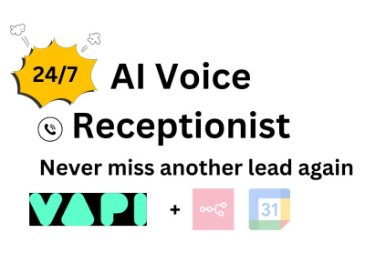 Human alike AI Receptionist work 24/7, never ever miss valuable lead again