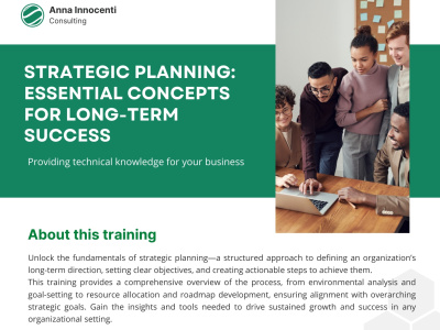 Online training session on Strategic Planning & Results-based management