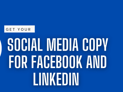 Social Media Copy for Facebook and LinkedIn post