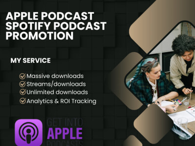 “Boost Your Podcast | Promotion Services for Apple & Spotify”