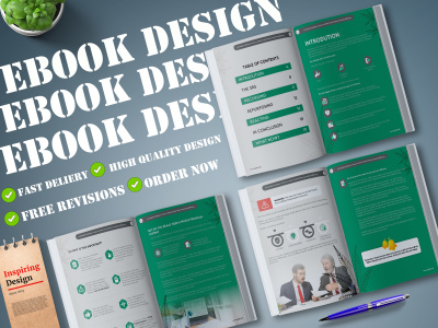 A professional eBook design (cover and book layout formatting)