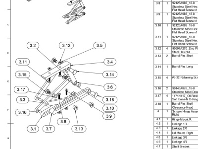 Manufacturing Drawings/Patent Drawings/ Tech Packs from CAD models