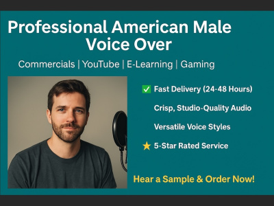 A Professional Voice-Over Tailored to Your Project Needs