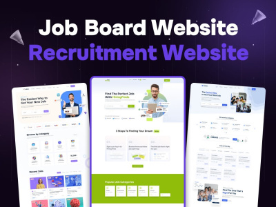 Job board website, recruitment website using wordpress