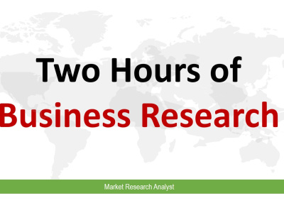 Two hours of business research