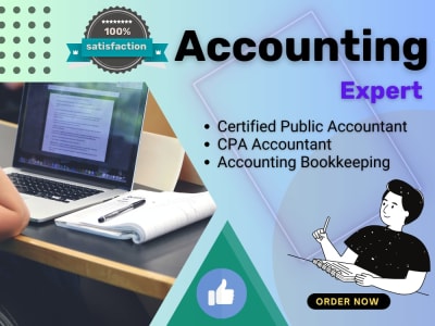 Accounting bookkeeping, certified public accountant for USA business