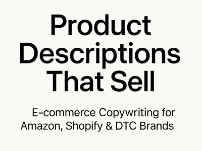 Engaging E-commerce Product Descriptions