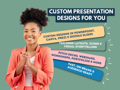 A professional PowerPoint, Canva, Prezi or Google Slides presentation