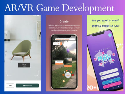 Custom AR/VR Game Development in Unity – Prototype & Full Game