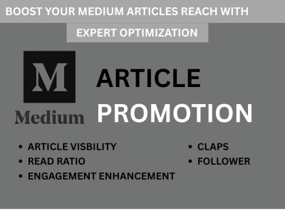 Get viral organic promotion for your medium article | medium followers ...