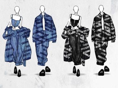 A digital fashion illustration for your design.
