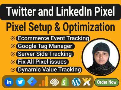 Setup Twitter X Pixel, Event API, LinkedIn Ads Conversion Tracking by GTM