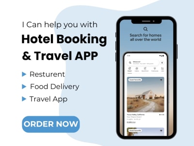A Travel & Hotel Booking Mobile and Web App Like Airbnb
