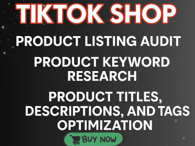 Your TikTok Shop Product Listings Optimized