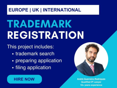 Your Trademark Registration in Europe/EU, UK or International/WIPO