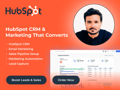 HubSpot CRM & Marketing Automation Pro | Lead Capture and Email Campaigns