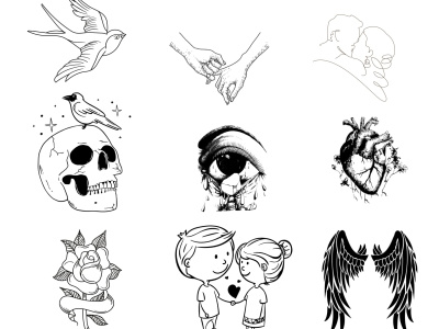 A unique, minimalist line art tattoo design with deep meaning