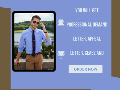 Professional demand letter, appeal letter, cease and desist
