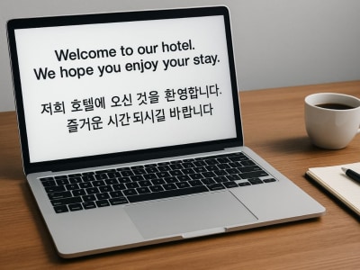 I will translate English to korean and Burmese