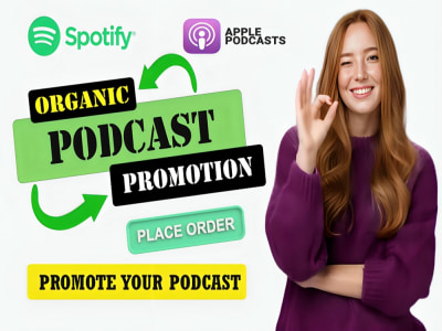 Organic apple/Spotify podcast promotion & gain more listeners