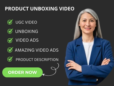 An unboxing video for your product