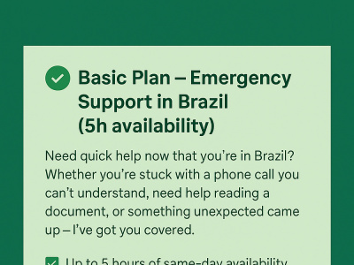 Trusted Bilingual Personal Assistant in Brazil | Local & Travel Help