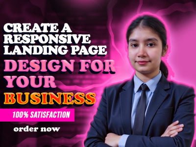 A responsive Landing Page for Your Business | Upwork