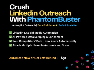 Fully automated LinkedIn outreach with Phantombuster automation