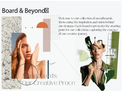 A mood board creation for your next brand launch